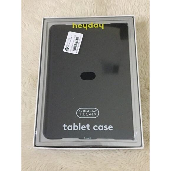 Heyday Apple iPad Mini 1,2,3,4,5 Soft Touch Case-Black - Picture 1 of 1